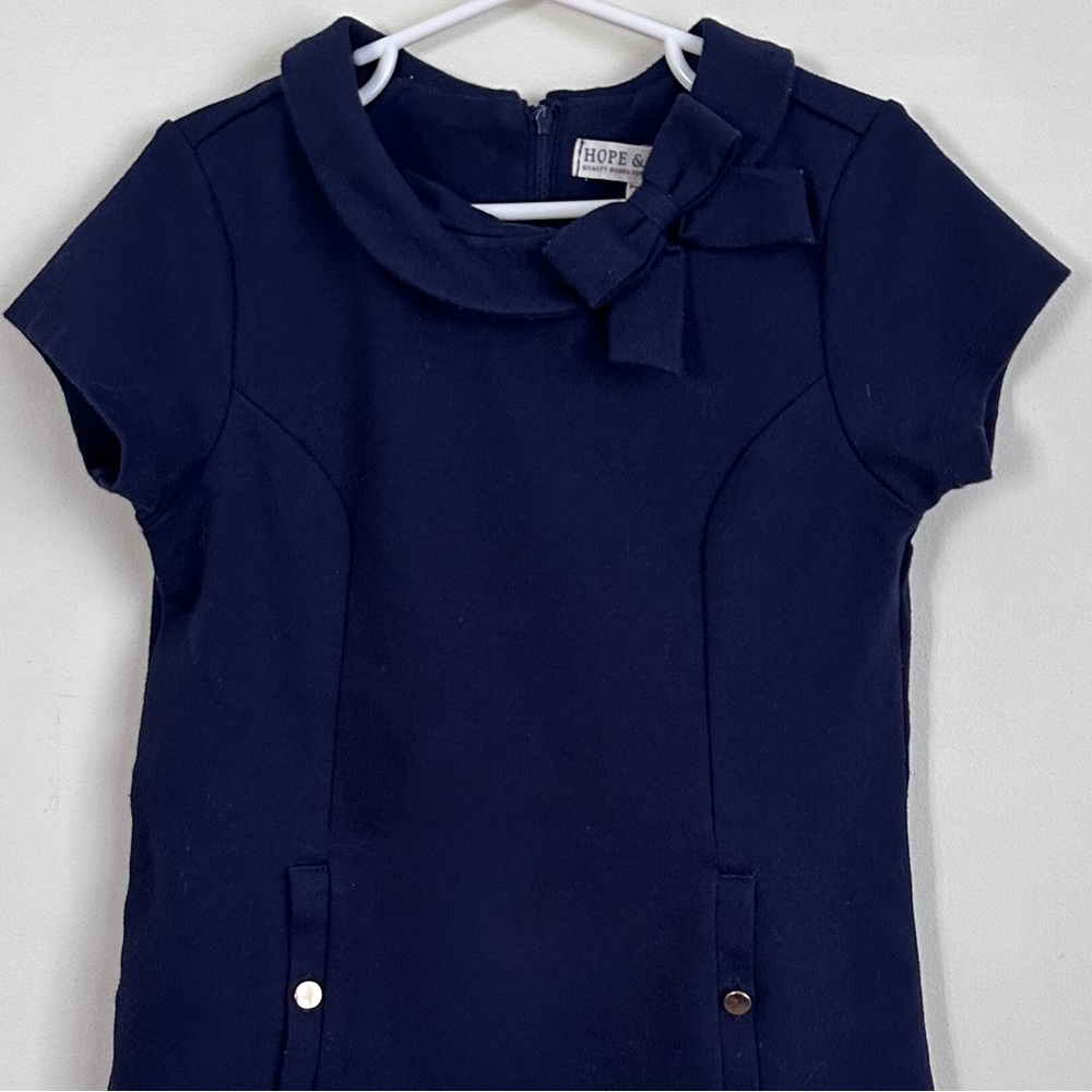 Hope & Henry - Navy Ponte Knit Dress